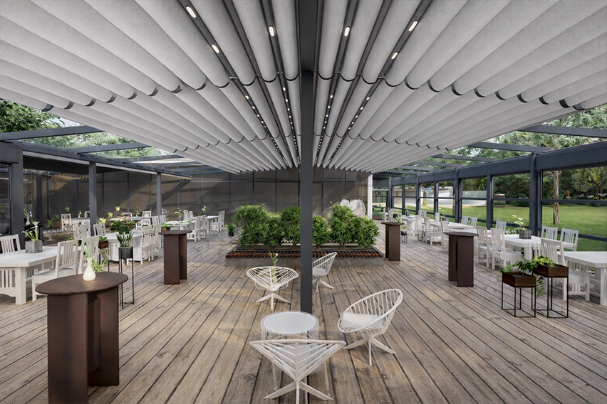 PVC pergola