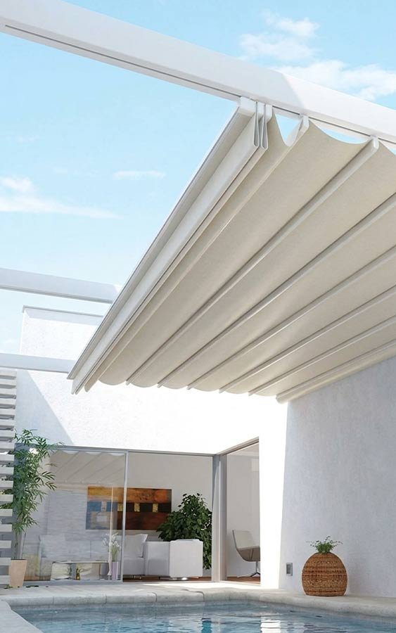 Pergola sistemleri uygulaması - Hanedan Cam